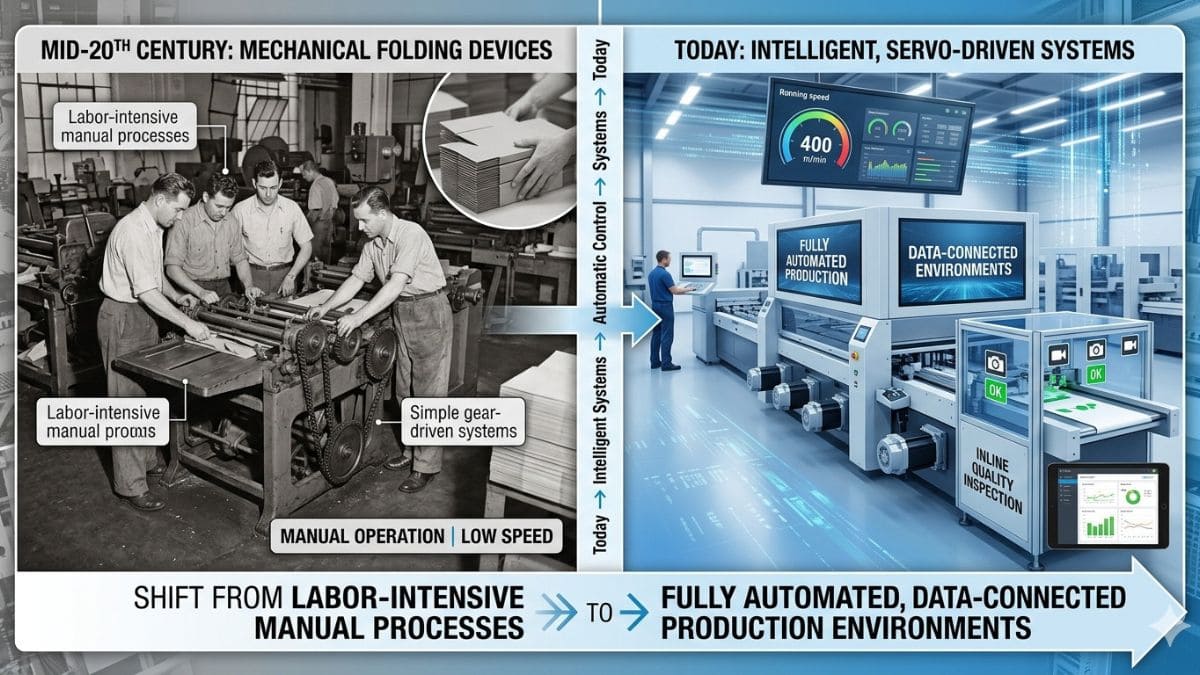 Evolution of folder gluer technology from mechanical to intelligent systems